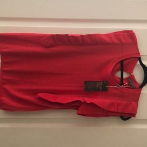 Red Metric New York short sleeve sweater